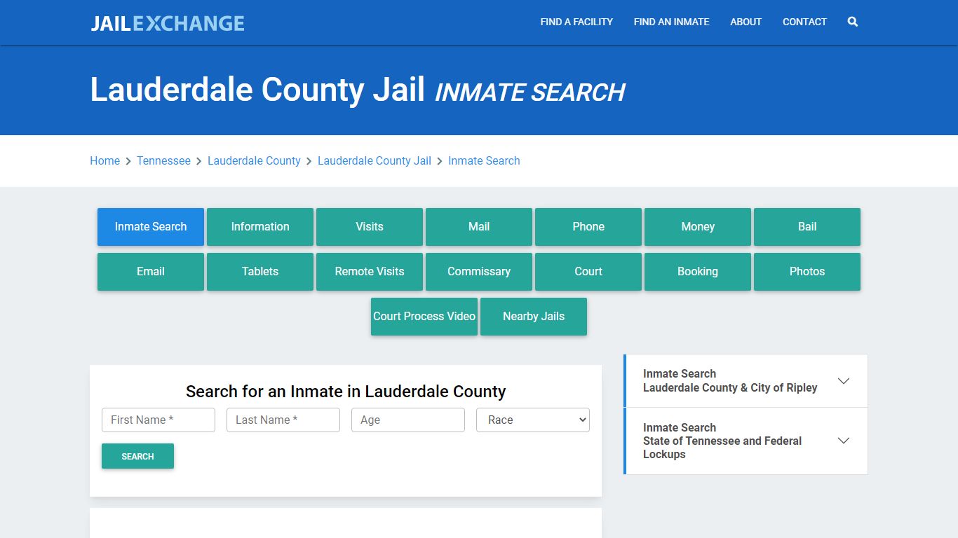 Lauderdale County Jail, TN Inmate Search: Roster & Mugshots